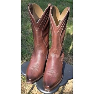 Rujo Chocolate Leather Boots Womens 10.5 NWB